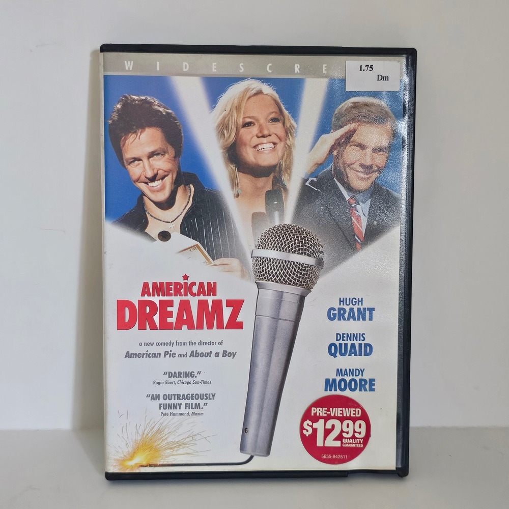 American Dreamz DVD Widescreen Hugh Grant Dennis Quaid Mandy Moore Comedy